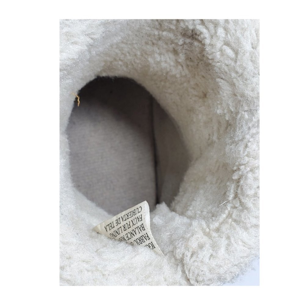 Garanimals Faux Leather Sherpa Boots Size 5 Brown - Picture 5 of 12